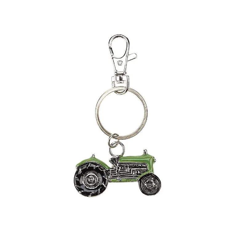 Orchid Designs Enamel Tractor Keyring