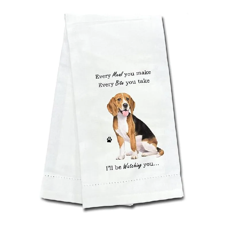 E & S Pets : "Every Meal You Make" Kitchen Towel -Beagle