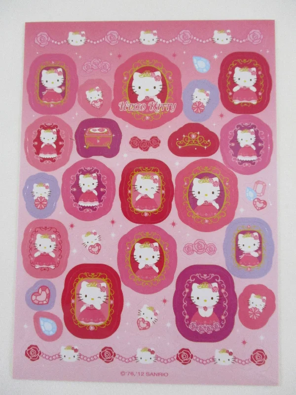 Cute Kawaii Sanrio Hello Kitty Bear Sticker Sheet - 2012