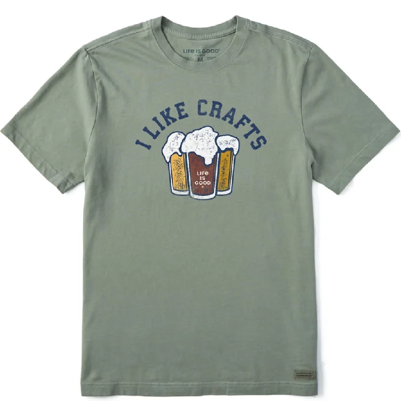 Life Is Good : Men's I like Crafts Short Sleeve Tee