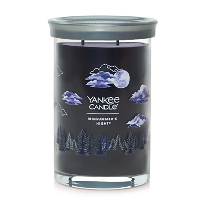 Yankee Candle : Signature Large Tumbler Candle in MidSummer's Night