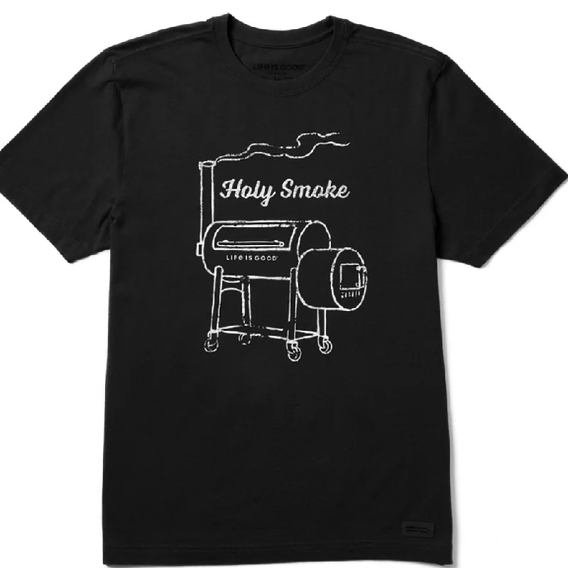 Life Is Good : Men's Holy Smoke Smoker Short Sleeve Tee