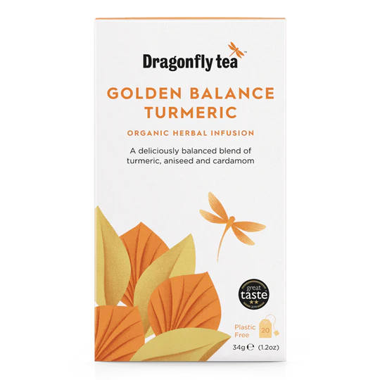 Dragonfly Tea Organic Golden Balance Turmeric 4x20 Teabags