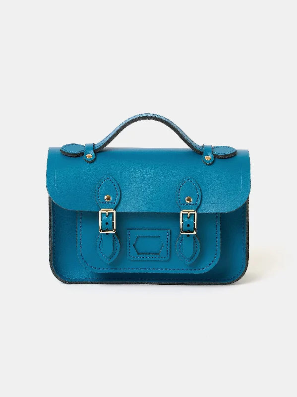 The Mini - Shiz Blue with Bi-Colour Twisted Strap