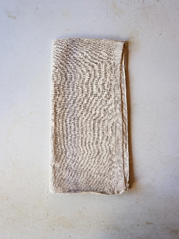 Stonewashed Linen Napkin with Stripe