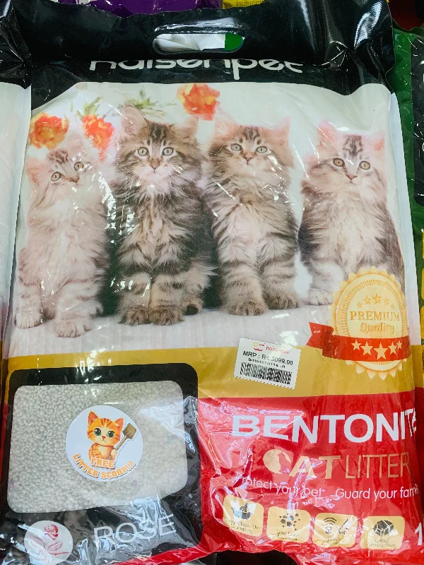 Rose Scented Bentonite Cat Litter 10L