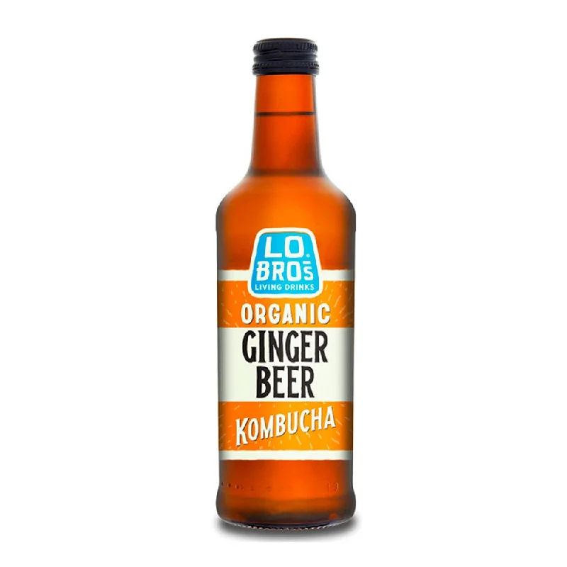 Lo Bros Organic Kombucha Ginger Beer 330ml