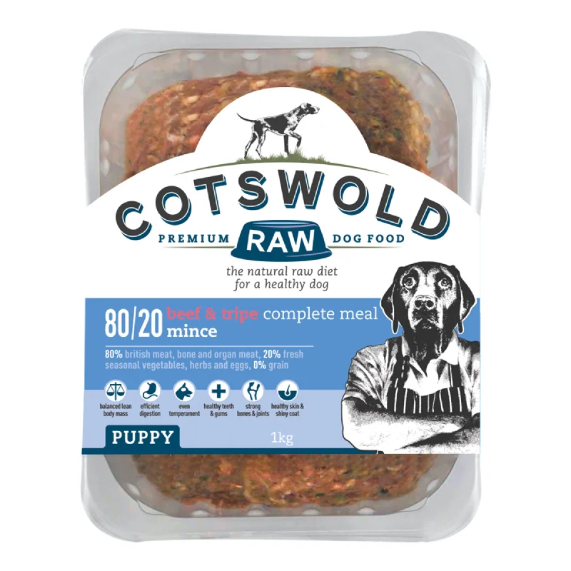 Cotswold Raw Puppy Beef & Tripe Mince