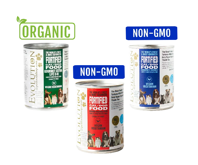 Moist Food in Cans EVOLUTION DIET PROVEN BEST HEALTH - LONGEST LIFE EXPECTANCY FRESH MOIST ORGANIC & NON GMO FOODS IN NON-BPA CANS