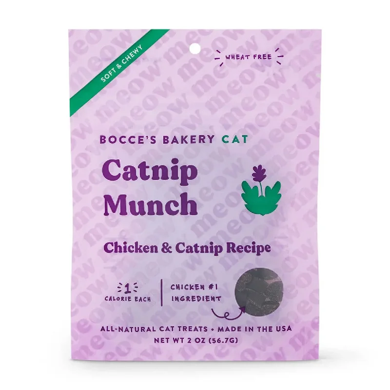 Bocce's Bakery Catnip Munch 2oz Soft & Chewy Cat Treats