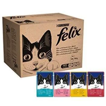 Felix Cat Food 120 Pouches (100g X 120)