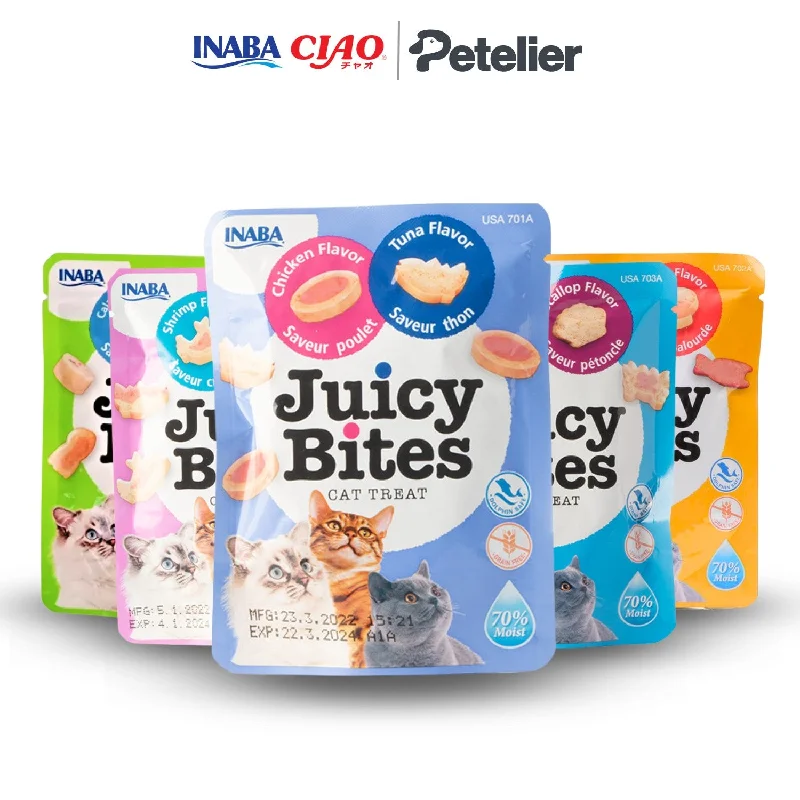 Inaba Juicy Bites Wet Cat Treats Food per Pouch Ciao 11.3g