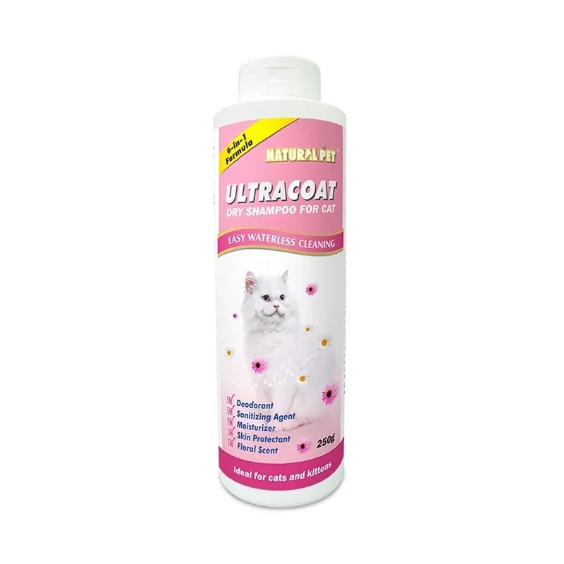 Natural Pet Ultracoat Cat Dry Shampoo