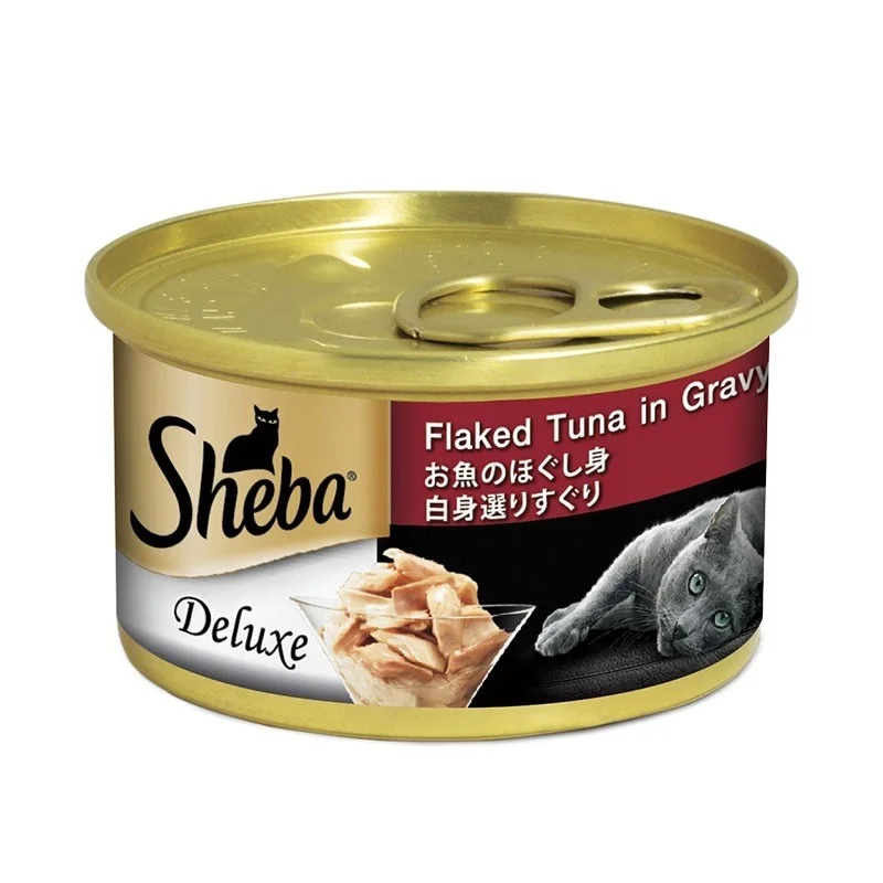 Sheba Flaked Tuna In Gravy Canned Cat Food