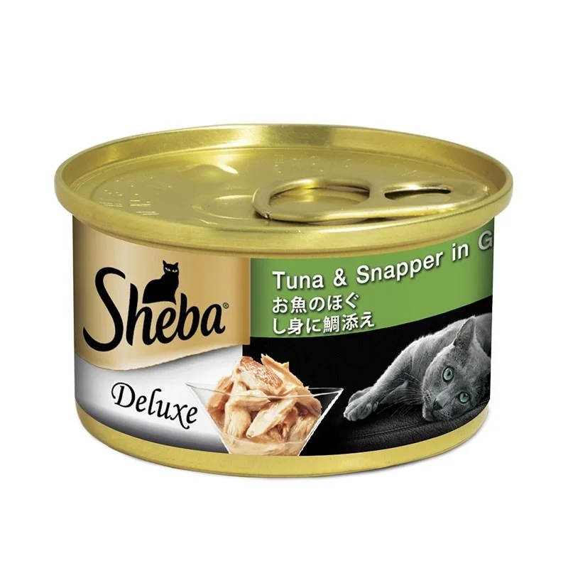 Sheba Tuna & Snapper In Gravy Canned Cat Food