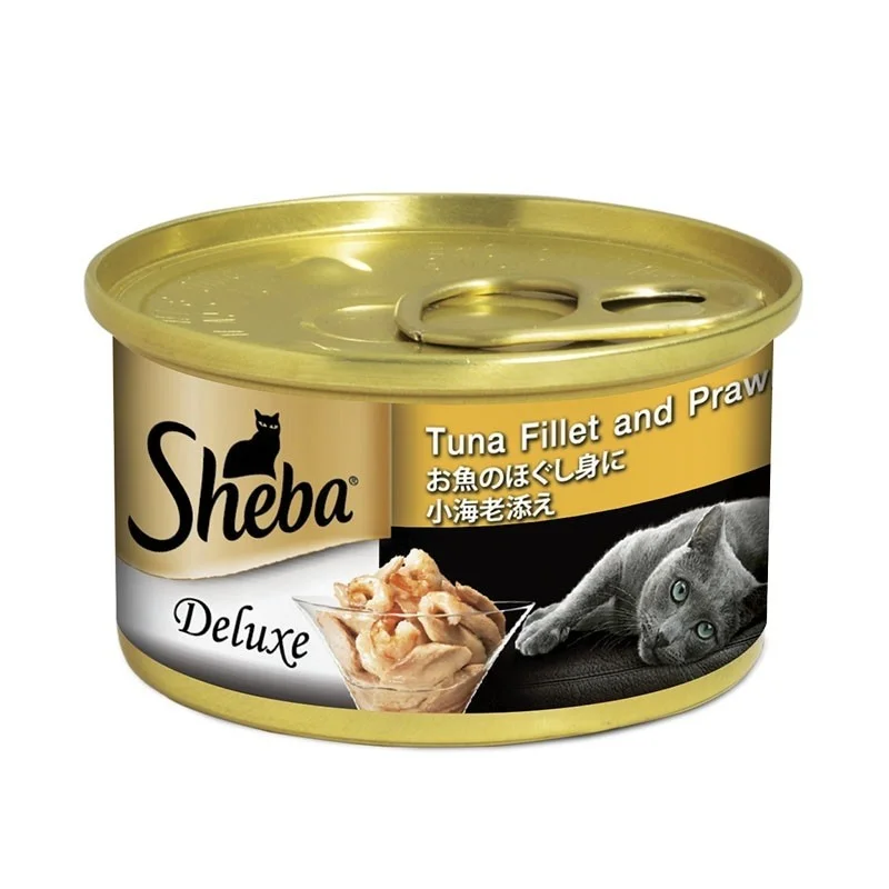 Sheba Tuna With Prawn In Jelly Canned Cat Food